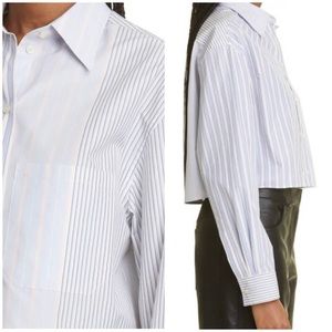 Stella McCartney Mixed Stripe Crop Top (Size 8) NWT